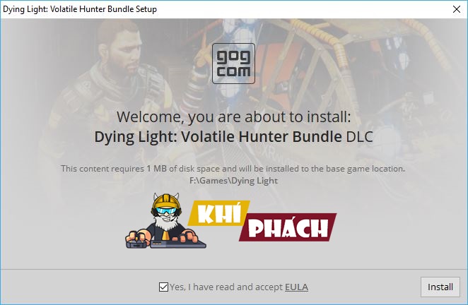 Cài đặt DLC cho game Dying Light