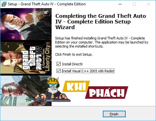 Cài đặt phần mềm yêu cầu để chơi game GTA IV nha!!