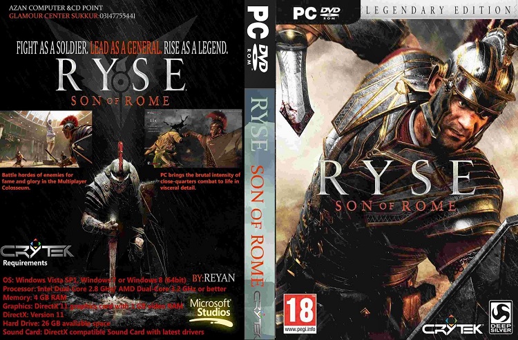 Game Ryse: Son of Rome yêu cầu cấu hình để chơi thuộc tầm Trung bình cao