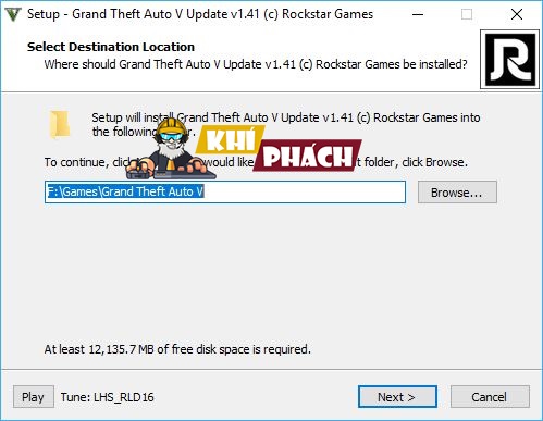 Cài đặt Update GTA 5 bản 1.41 Full cho PC