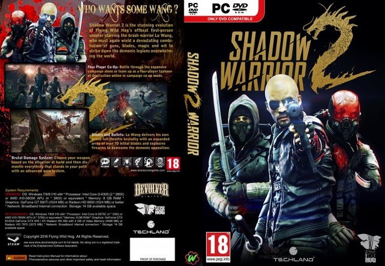 Cấu hình để chiến Shadow Warrior 2 full cho PC không quá cao