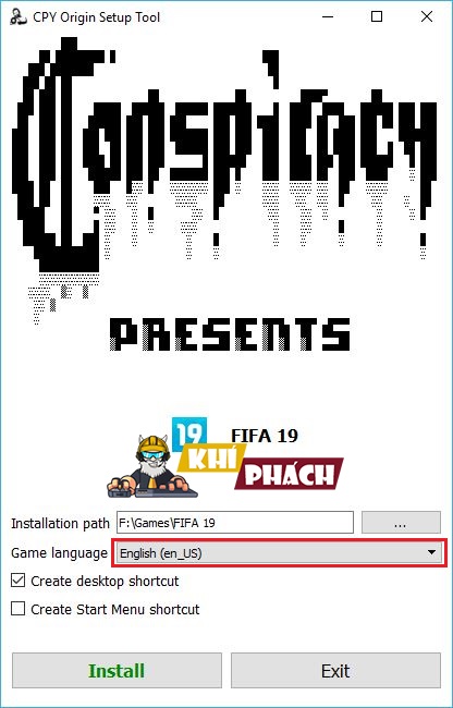 Hướng dẫn cài đặt game FIFA 19