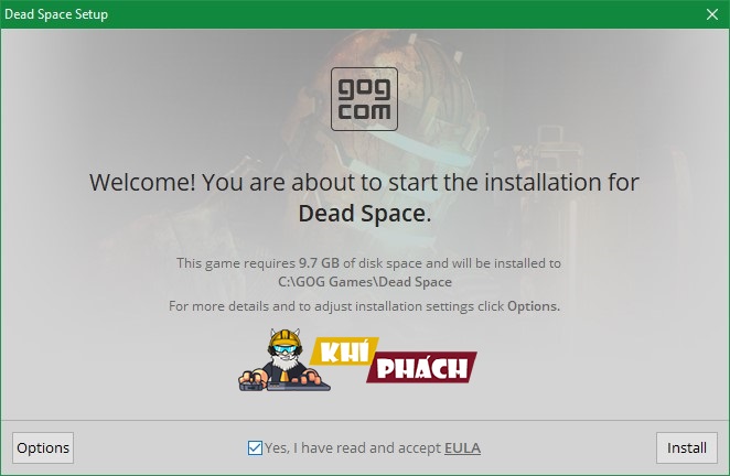 Hướng dẫn cài đặt game Dead Space Full và Việt hóa cho PC
