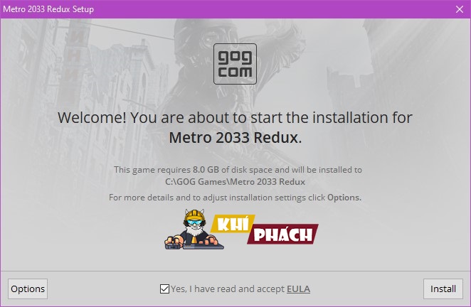Chỉ cần 1 bước để cài Metro 2033 Redux =))