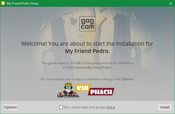 Hướng dẫn cài đặt game My Friend Pedro Full