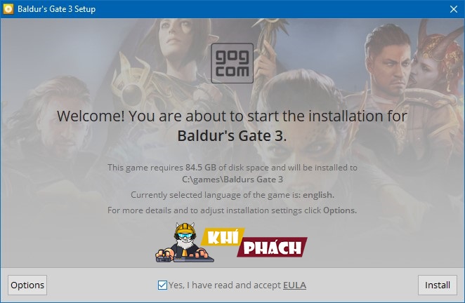Cài Baldur's Gate III siêu dễ luôn