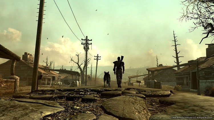 Hình ảnh đầy biểu tượng của seri Fallout