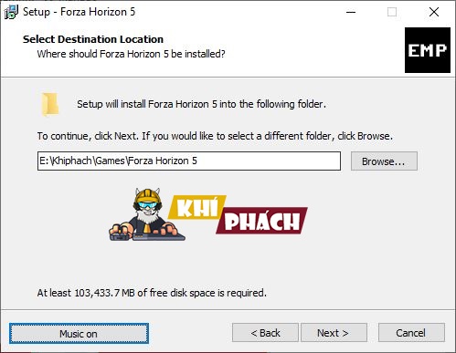 Hướng dẫn cài đặt FH 5 Full crack cho PC