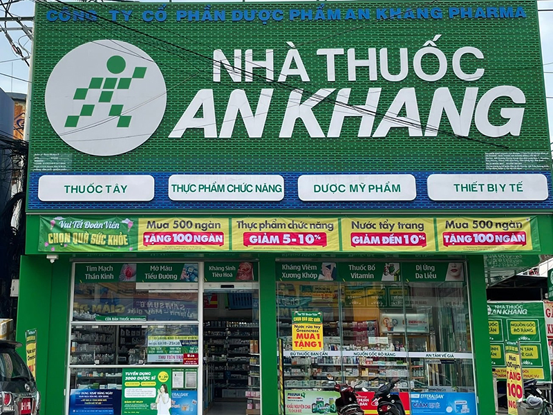 Nhà thuốc An Khang - Mạng lưới rộng khắp