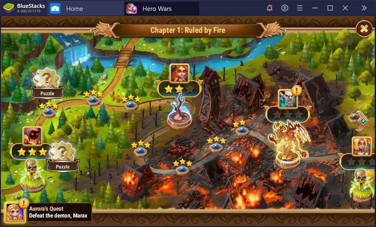 Cơ chế nâng cấp anh hùng: Level, Rank, Artifacts, Glyphs, Skins