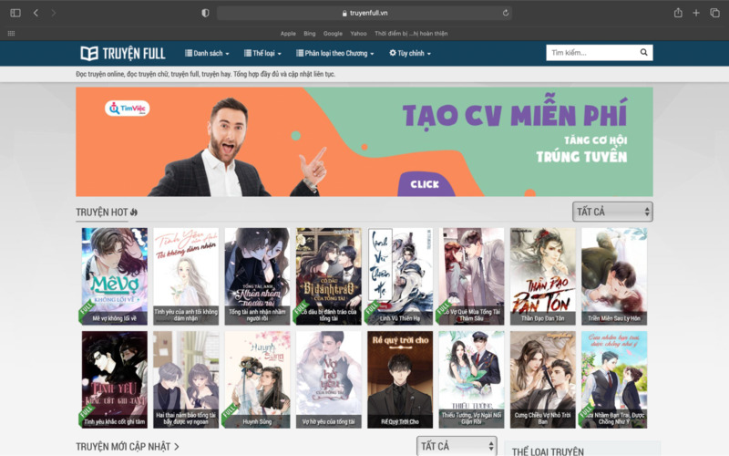 Doctruyen3q - Kho truyện 3Q phong phú, liên tục cập nhật