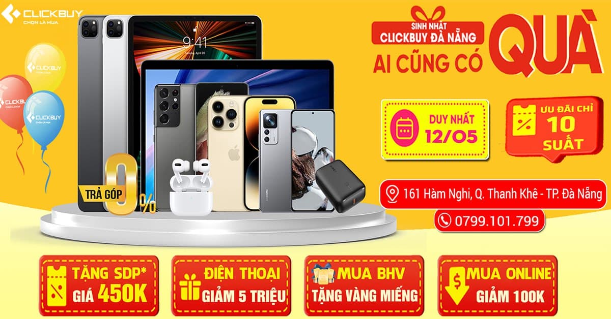 Clickbuy - Kiểm tra kỹ máy khi nhận hàng