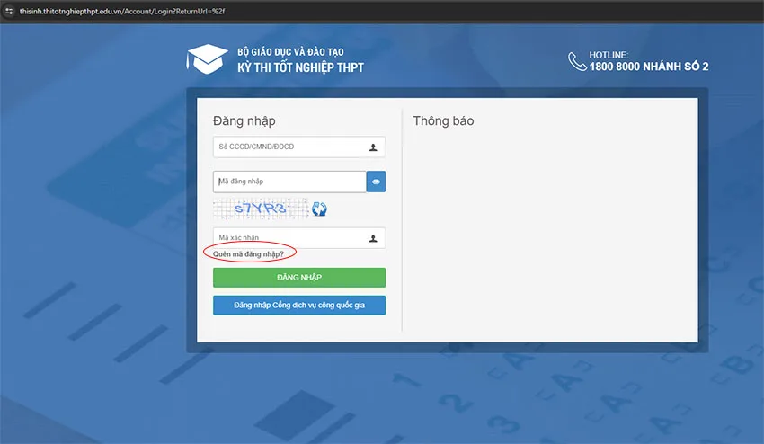 Thisinh.thithptquocgia.edu.vn 2025 - Chuẩn bị tài khoản và bảo mật thông tin Thisinh.thithptquocgia.edu.vn 2025 - Chuẩn bị tài khoản và bảo mật thông tin